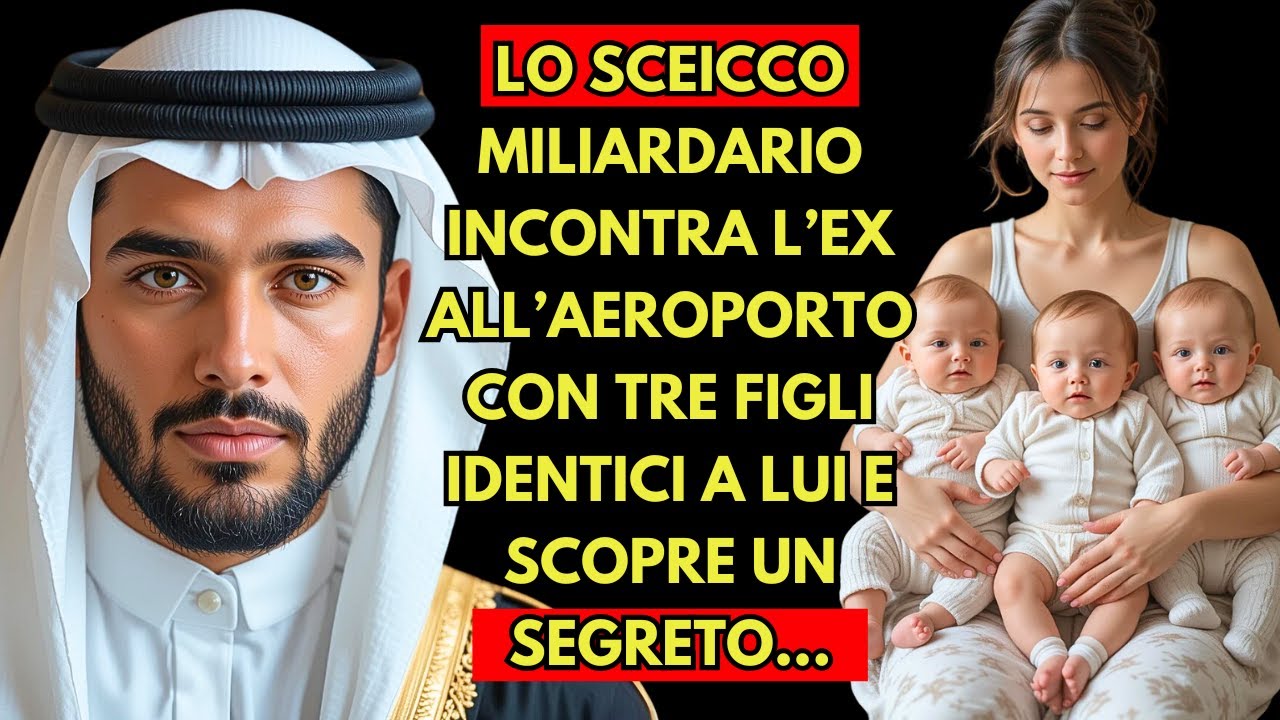 SCEICCO MILIARDARIO INCONTRA L'EX ALL'AEROPORTO CON TRE FIGLI IDENTICI A LUI E SCOPRE UN SEGRETO...