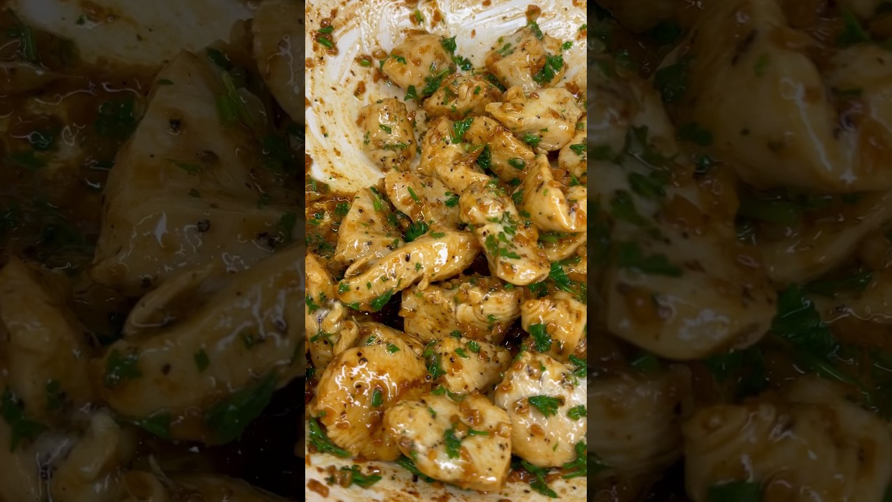 Garlic Chicken #chickendinner #chickenrecipe #easymeals #onepotmeal #recipe