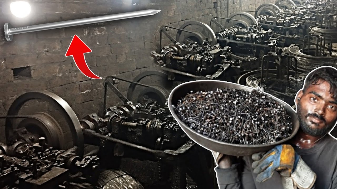 Manufacturing Wire Nails | Nail Making Factory 