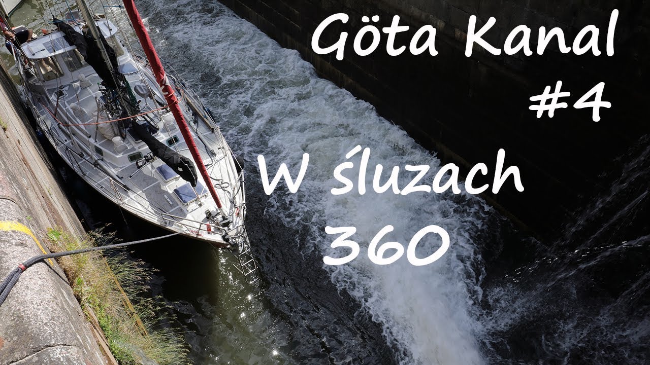 Göta Kanal #4 - w śluzach, film sferyczny, 360 stopni