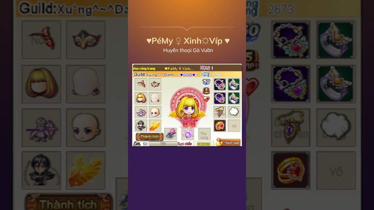 &hearts;P&eacute;My ♀ Xinh☼V&iacute;p - Nh&igrave;n lại tuổi thơ nh&acirc;n vật nổi tiếng 1 thời #gunny #p&eacute;my