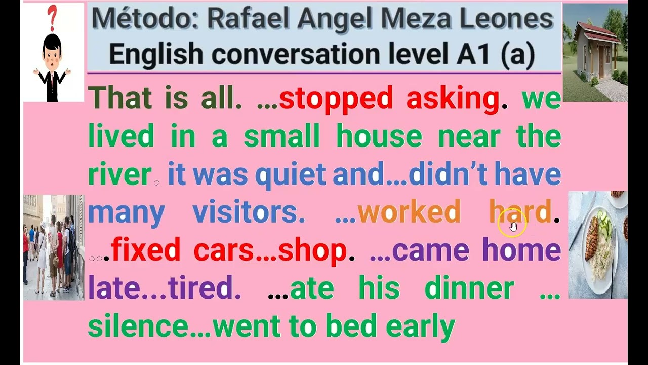 2 English conversation level A1 a