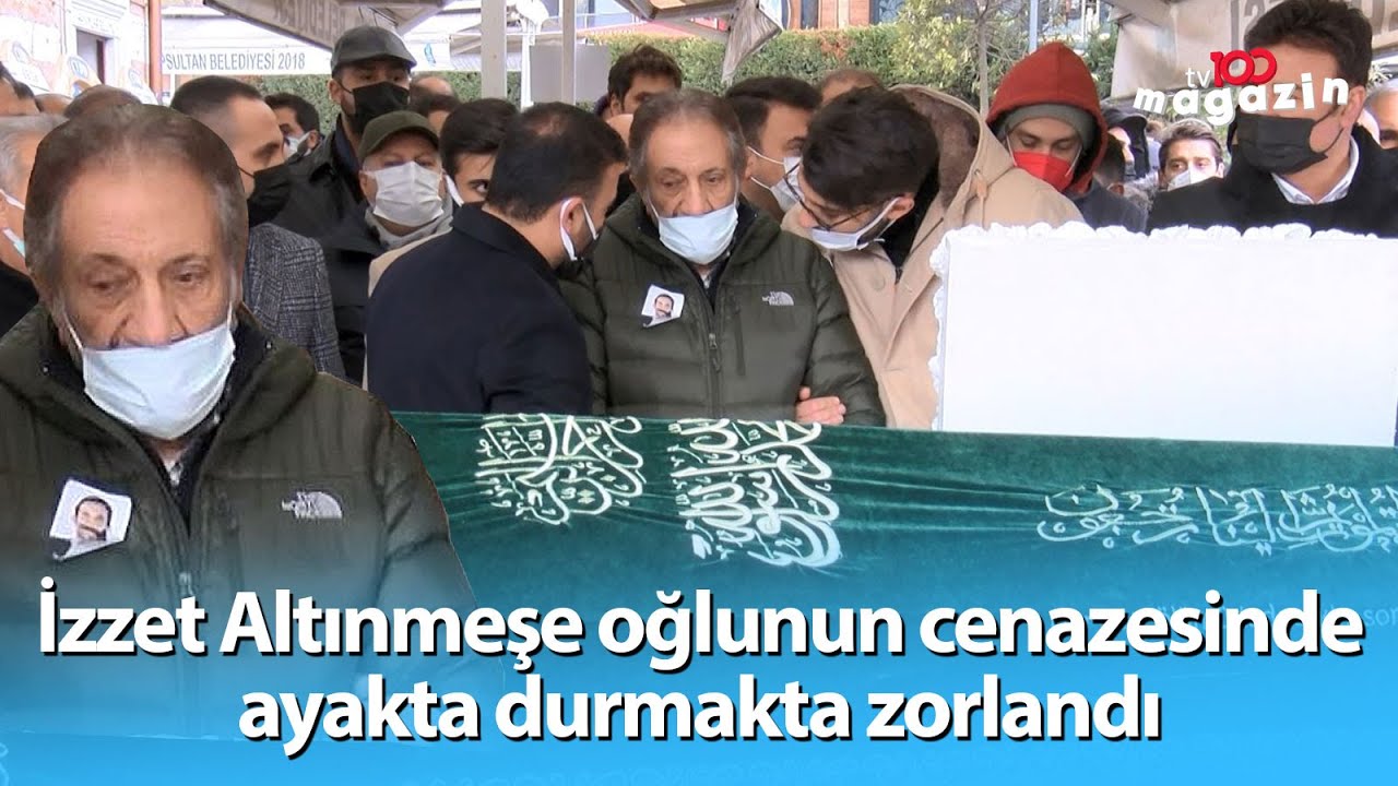 İzzet Altınmeşe oğlunun cenazesinde ayakta durmakta zorlandı: Sözün bittiği yerdeyim