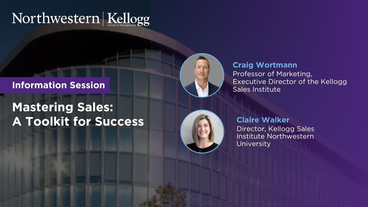 Information session on Kellogg Executive Education’s Mastering Sales program