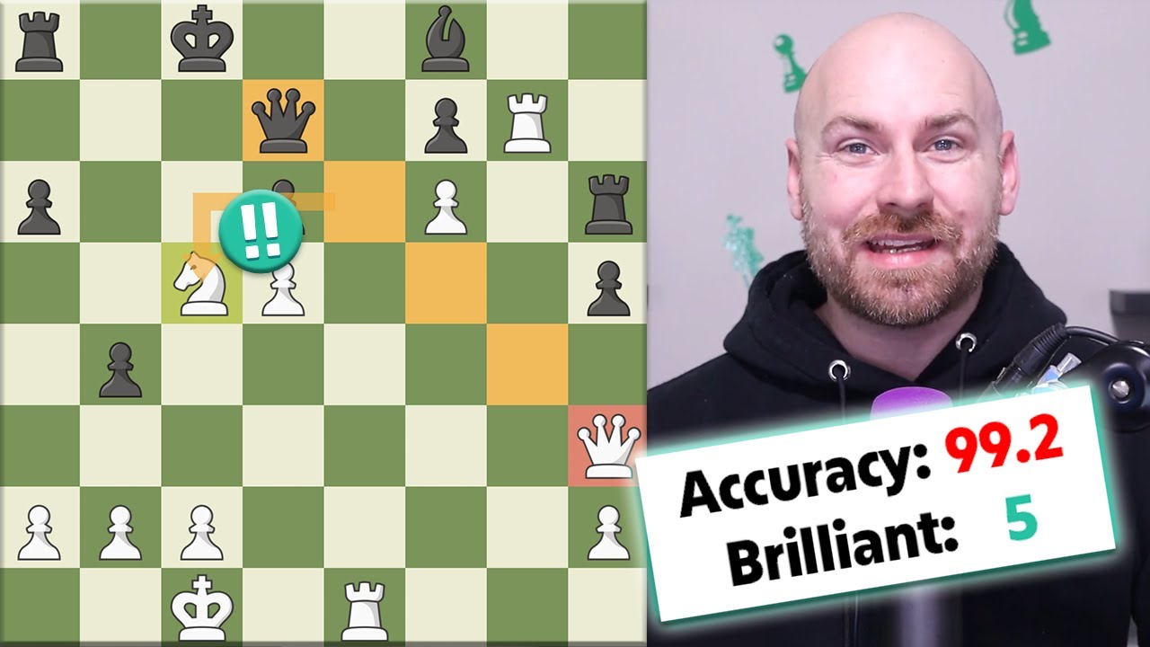 My NEW Best Game! 99.2 Accuracy, 5 Brilliant Moves!