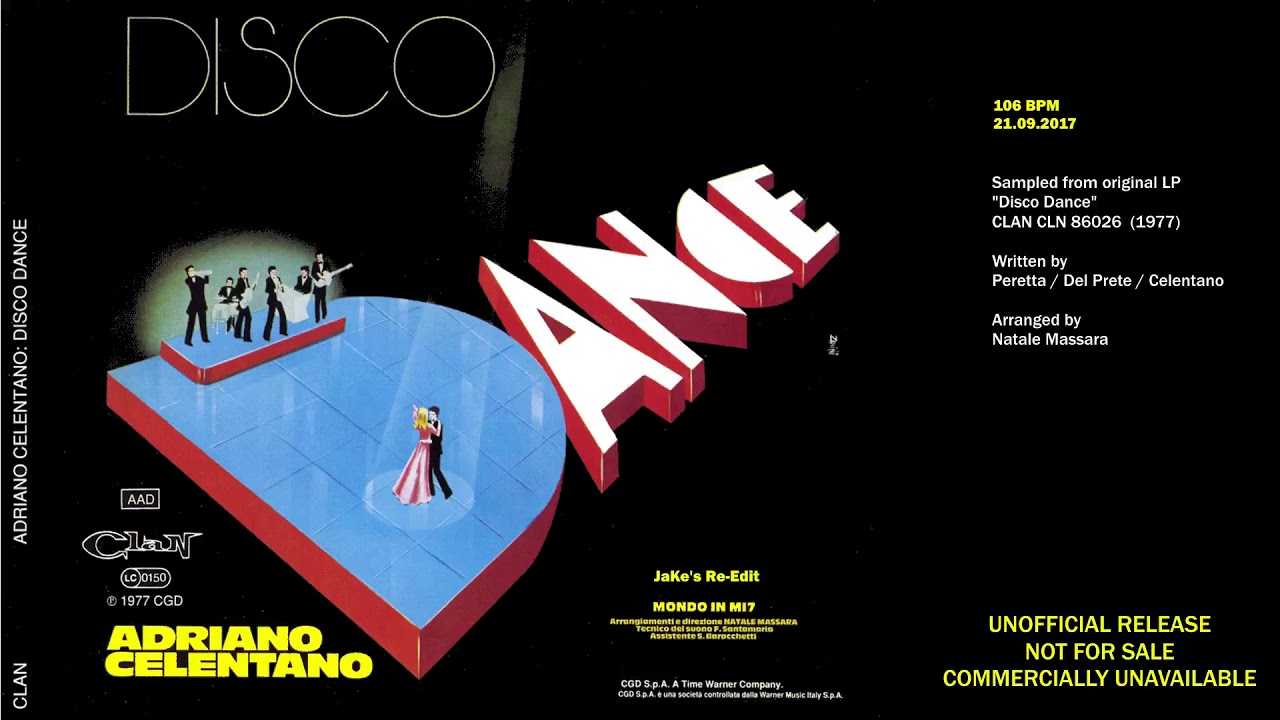 Adriano Celentano - Mondo In Mi7 (JaKe's Re-Edit) [106]