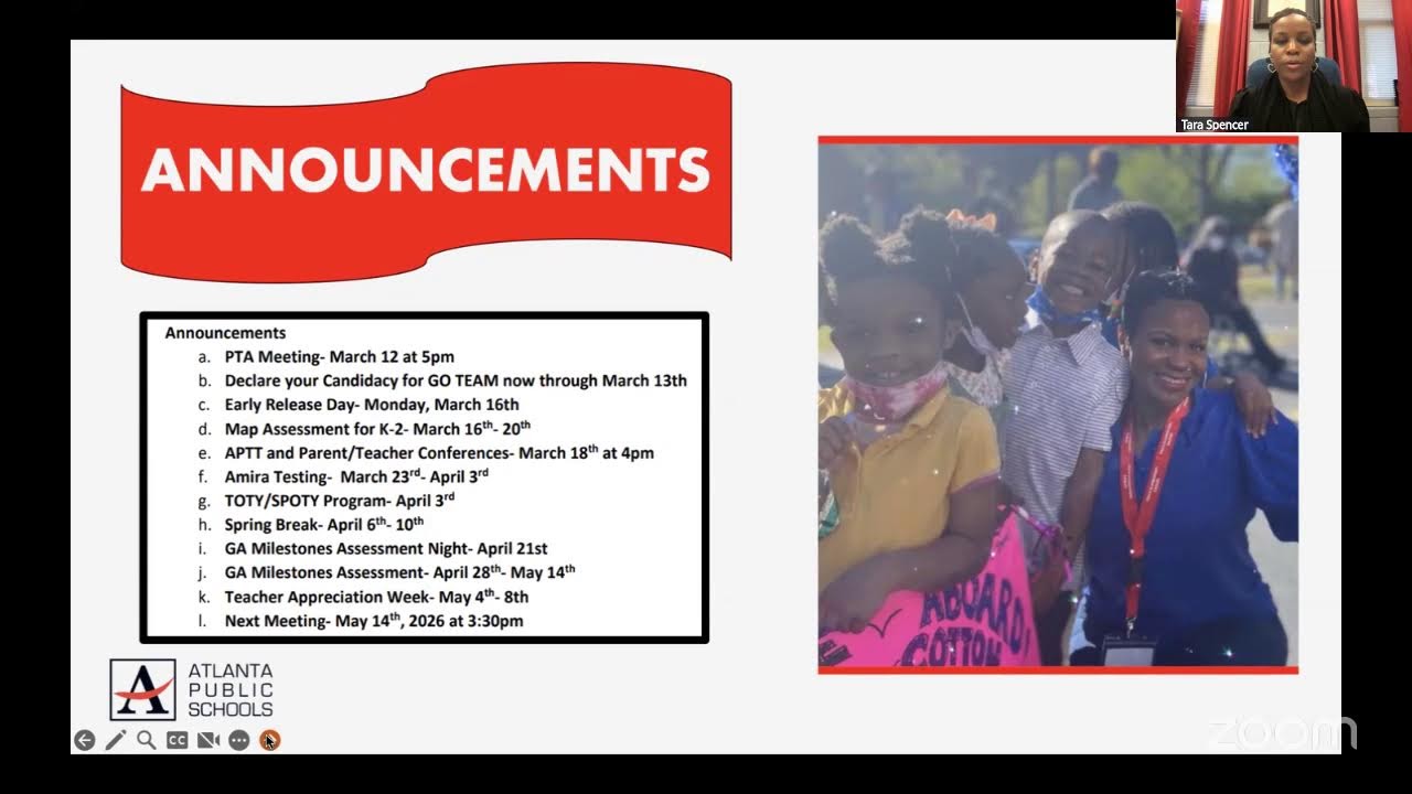 GO Team Meeting for March 13, 2026