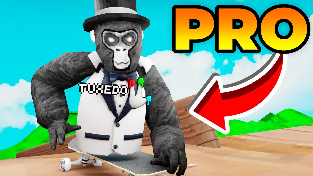 I Became a Gorilla Tag Skateboarding PRO