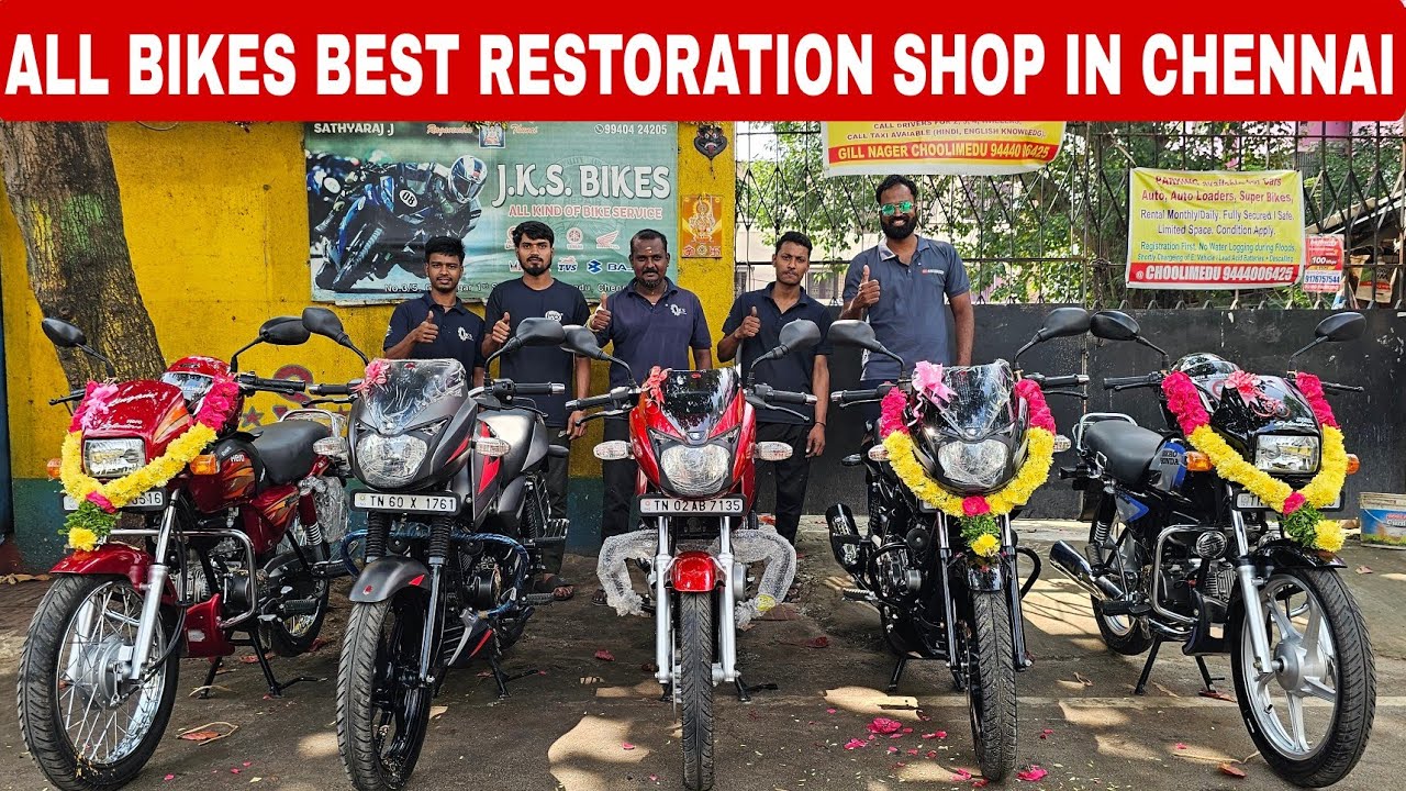 ALL BIKES & SCOOTERS RESTORATION SHOP IN CHENNAI | JKS BIKES | AFFORDABLE PRICE💯🤩| ARK Diaries