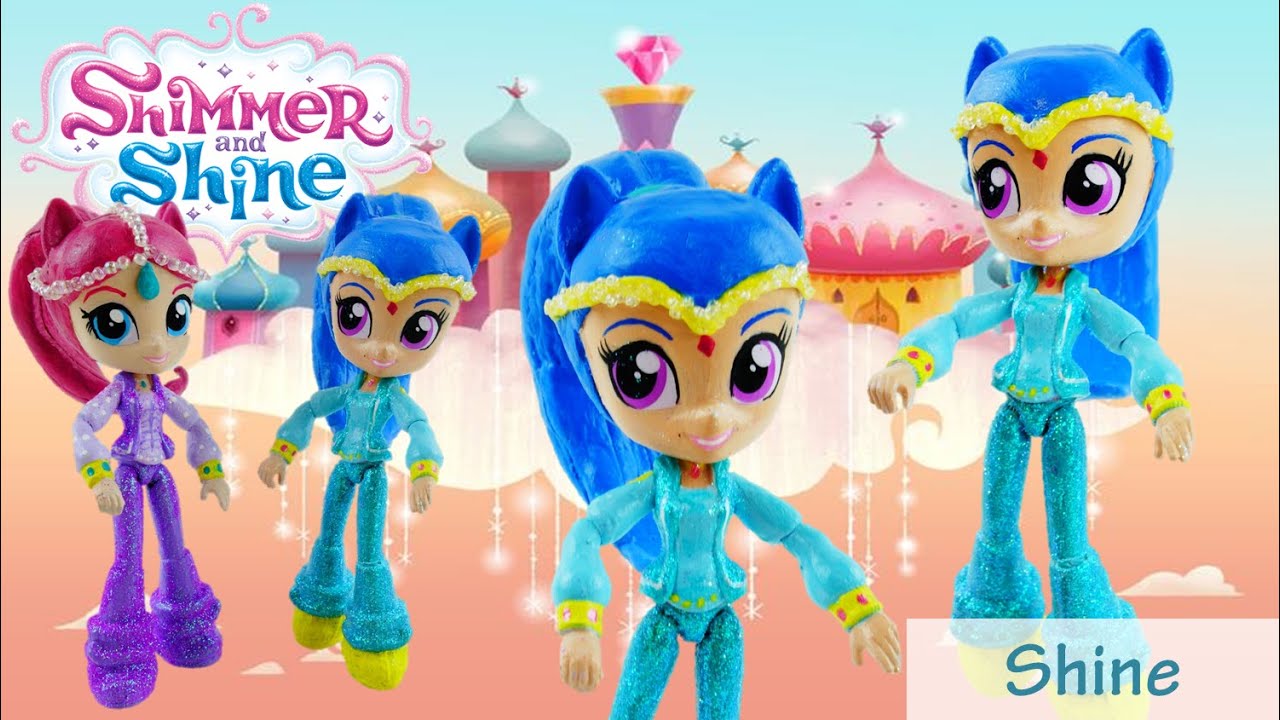 SHINE Custom Doll - How to make Shimmer and Shine Toys from MLP Equestria Girls