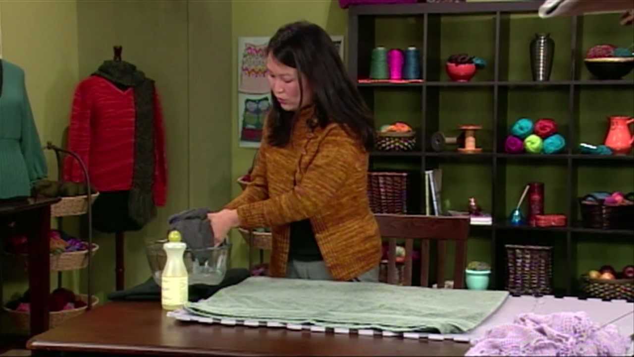 How to Wash and Block Your Knit and Crochet Projects