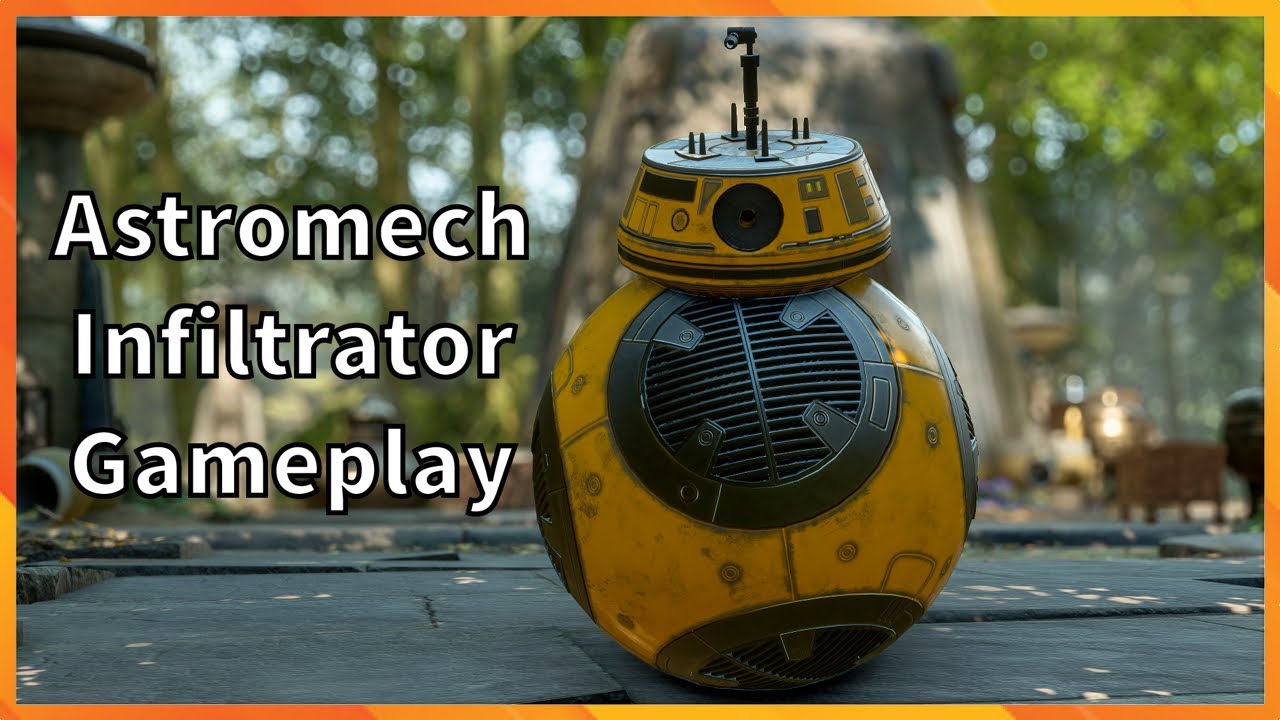 Astromech Infiltrator Gameplay Star Wars Battlefront 2