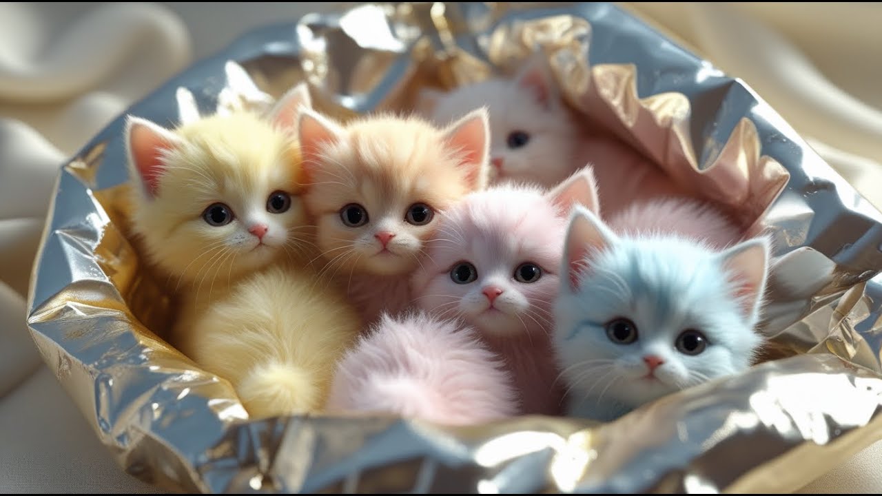 Cutest Teacup Kittens in a Chip Bag 🥺 | Fluffy Mini Cats Melt Your Heart!