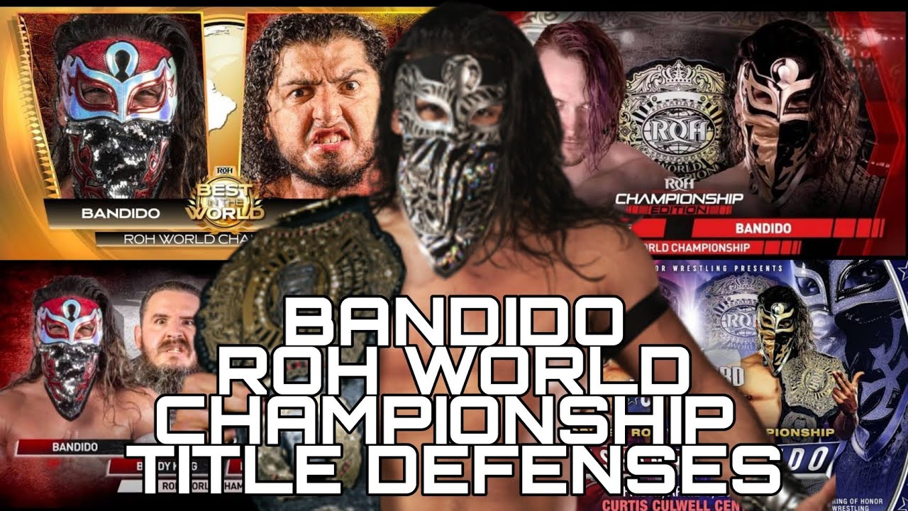 BANDIDO ROH World Championship all your title Highlights