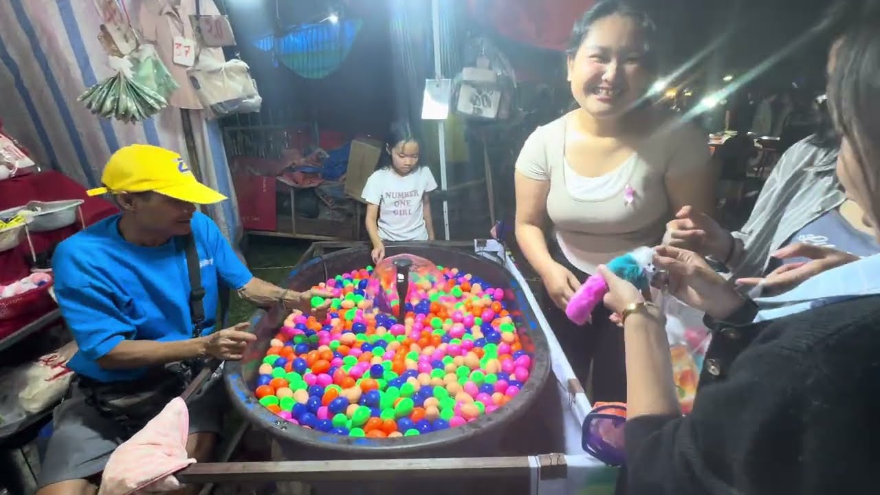 We went to play at the village festival, about 22 kilometers from Vientiane on the way to Tha Ngon