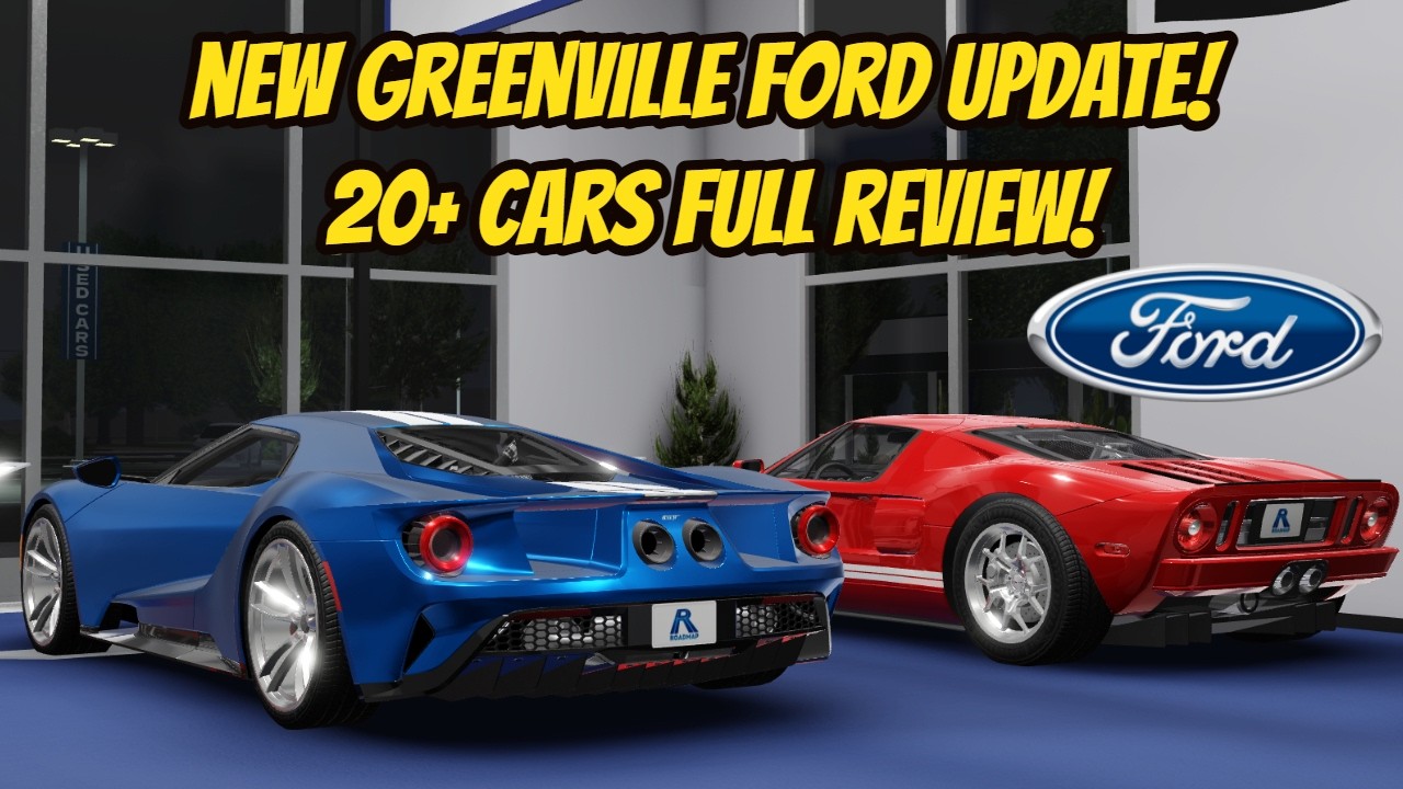 *НОВОЕ* ОБНОВЛЕНИЕ FORD В Greenville Wisconsin: ПОЛНЫЙ ОБЗОР ВСЕХ МАШИН Roblox