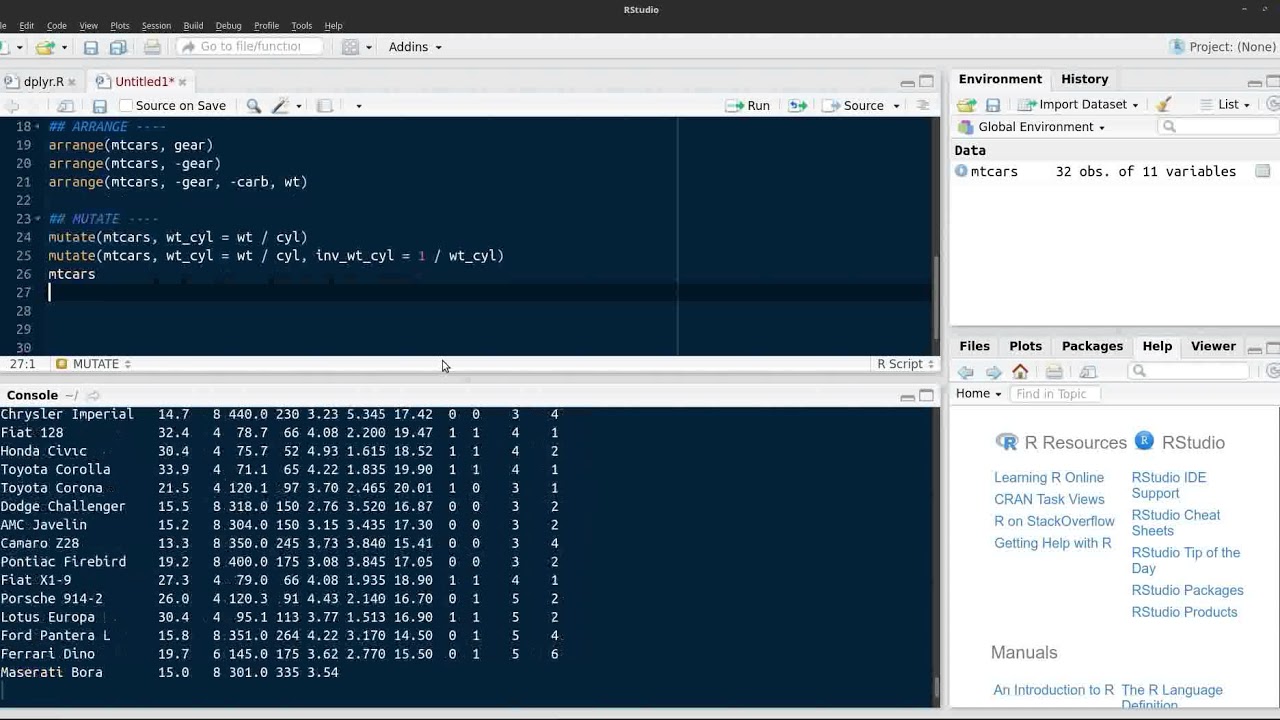 Manipulating and exploring data with dplyr