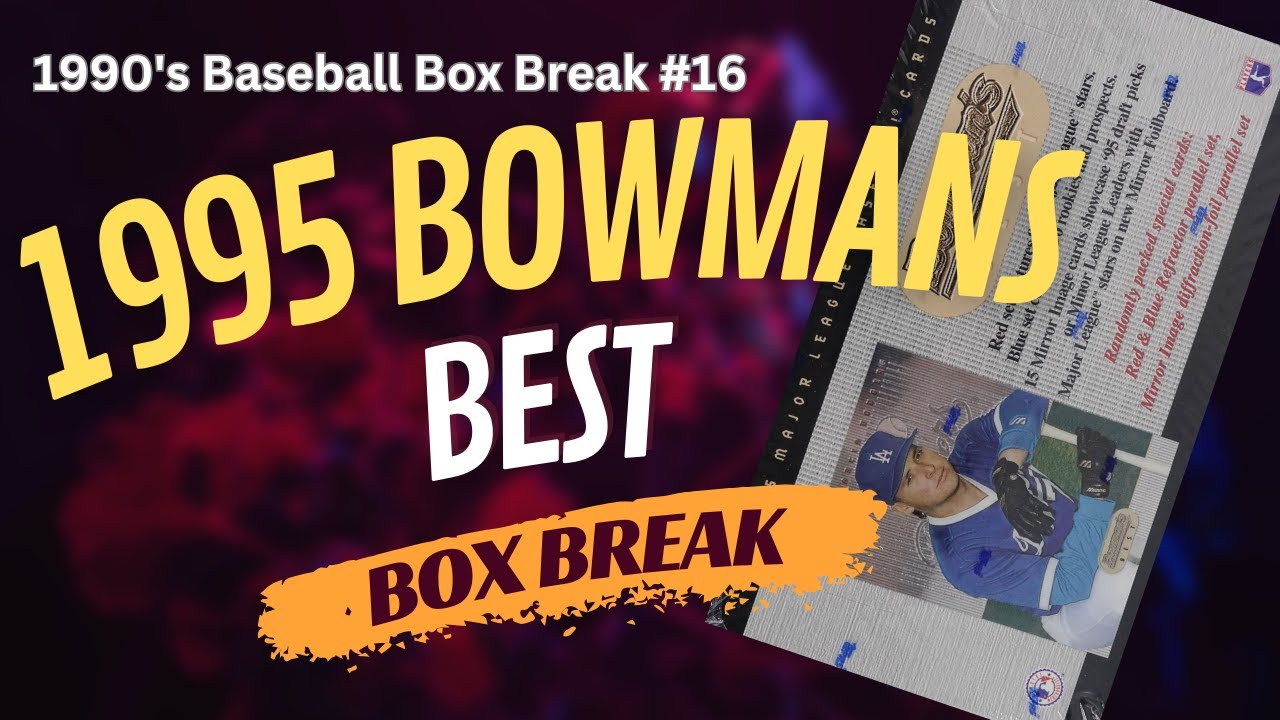 1990-е годы Box Break #16 - 1995 Bowman's Best - Несколько титулов чемпиона мира!!!