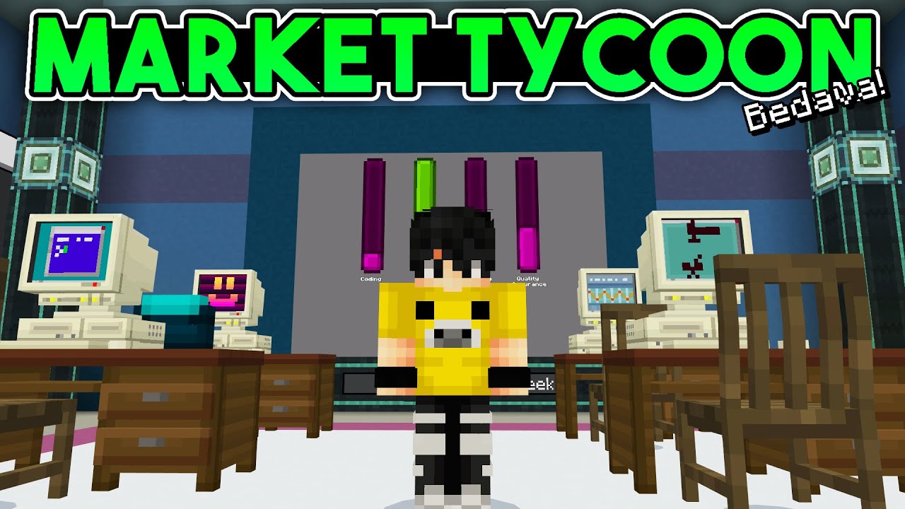 KENDİ HARİTALARIMIZI YAPIYORUZ!! | Marketplace Tycoon | Minecraft PE