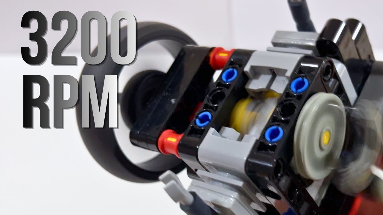 How far can you push a LEGO 2-Cyl Air Engine?