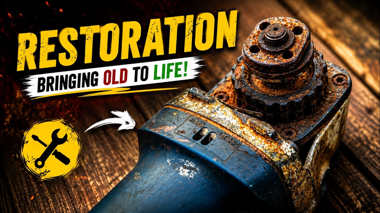 Restoraion of Bosch Angle Grinder #restoration #tools #anglegrinder