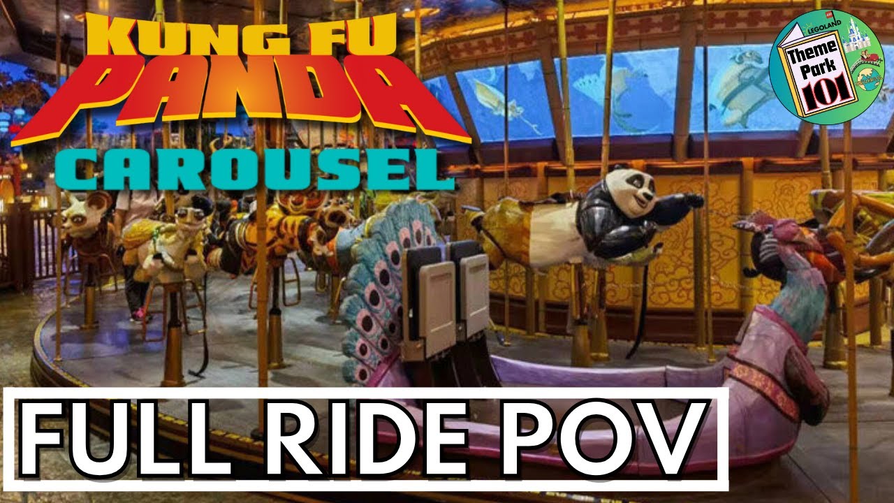 Carousel of Kung Fu Heroes - Universal Studios Beijing - On-Ride and Off-Ride POV - Kung Fu Panda