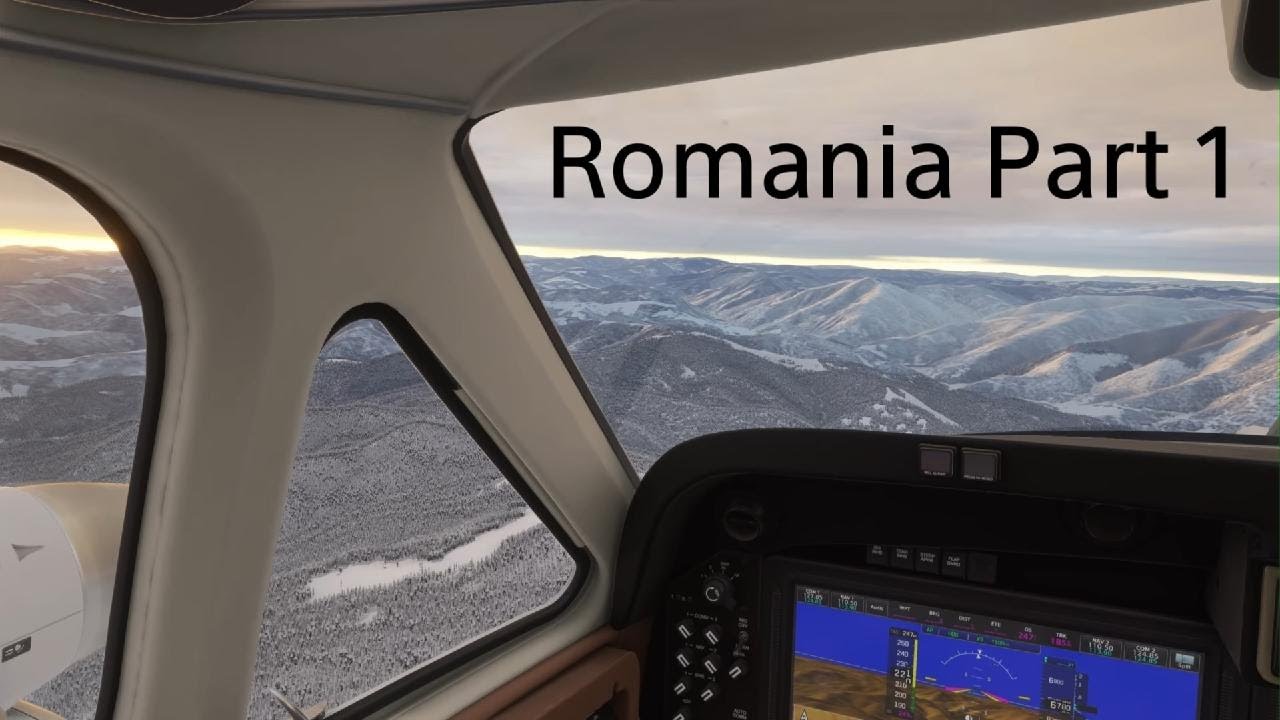 MSFS2024-PS5 Flight over Romania from N to S Part 1
