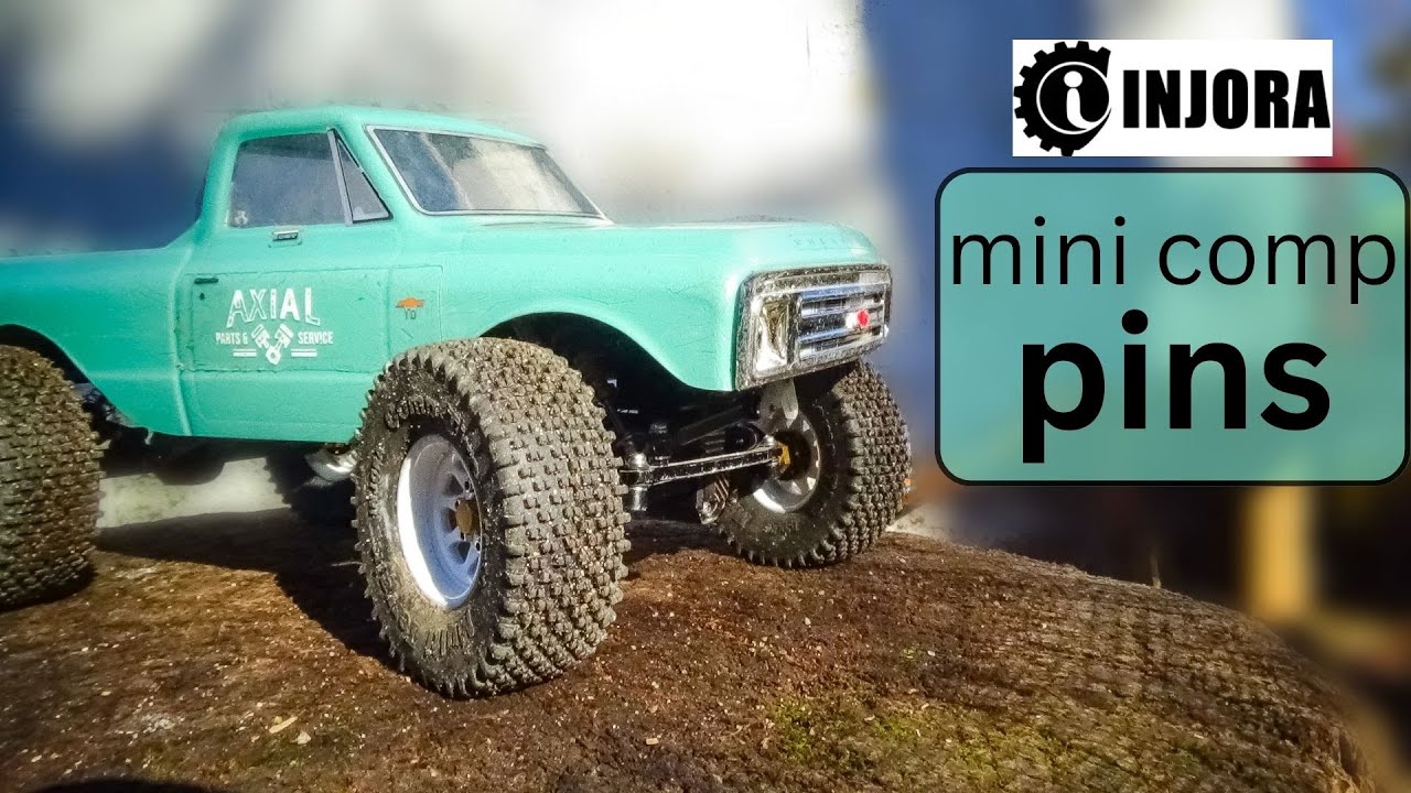 these tires are crazy good! injora mini comp pins!