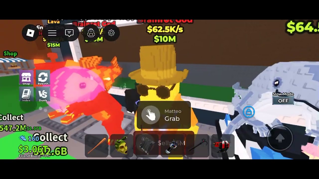 I play steal a brainroat tunami LTM part2🔥😎👍