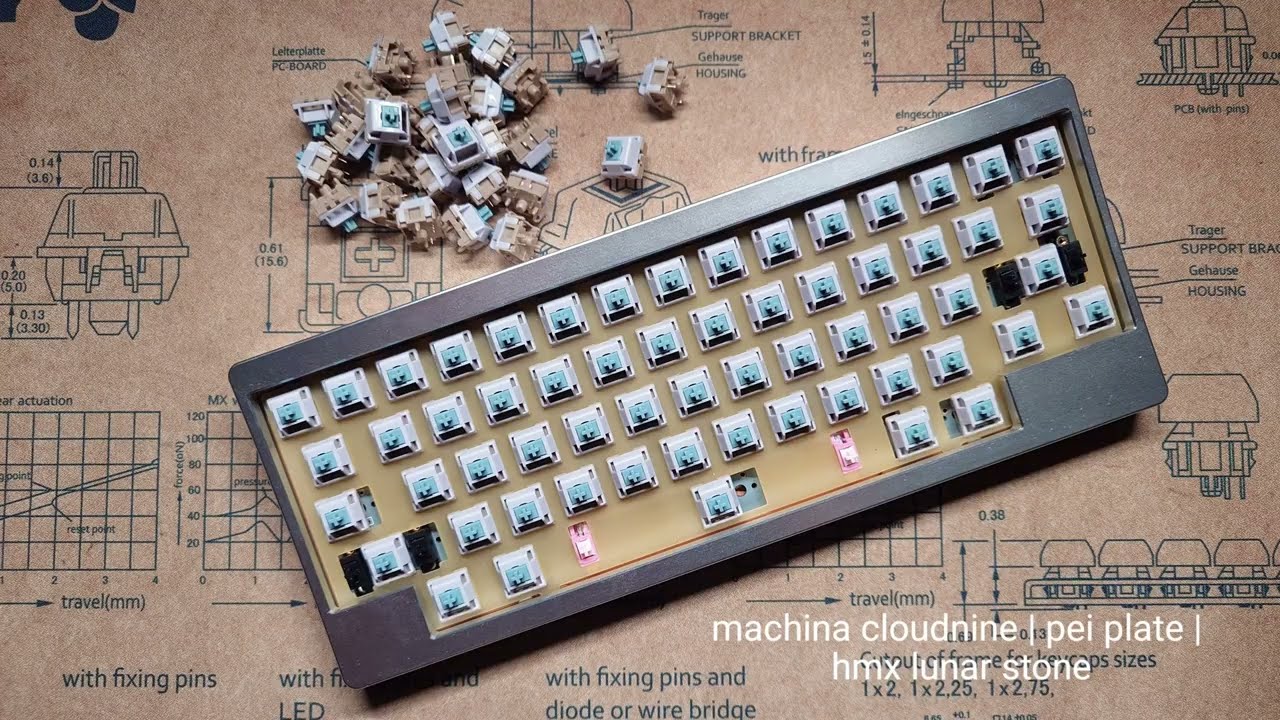 Machina Cloudnine | Polyetherimide (PEI) Plate | HMX Lunar Stone