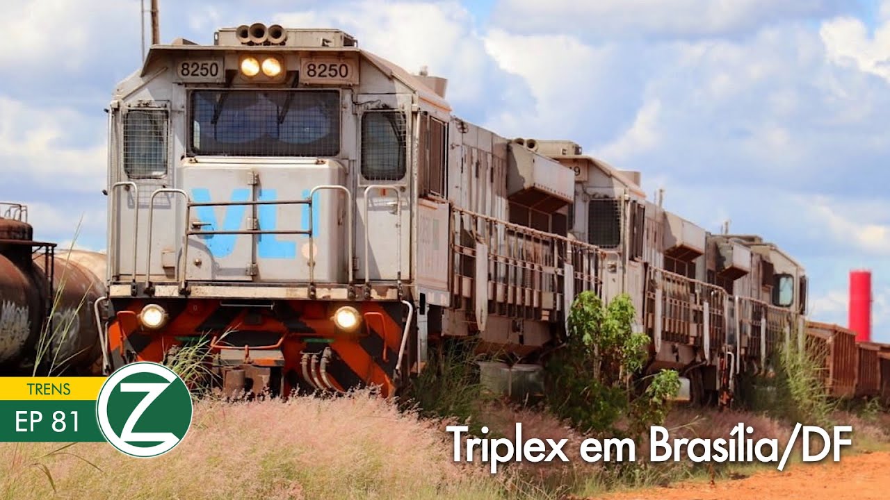 Trem com 3 Locomotivas Chegando Em Brasília | #81