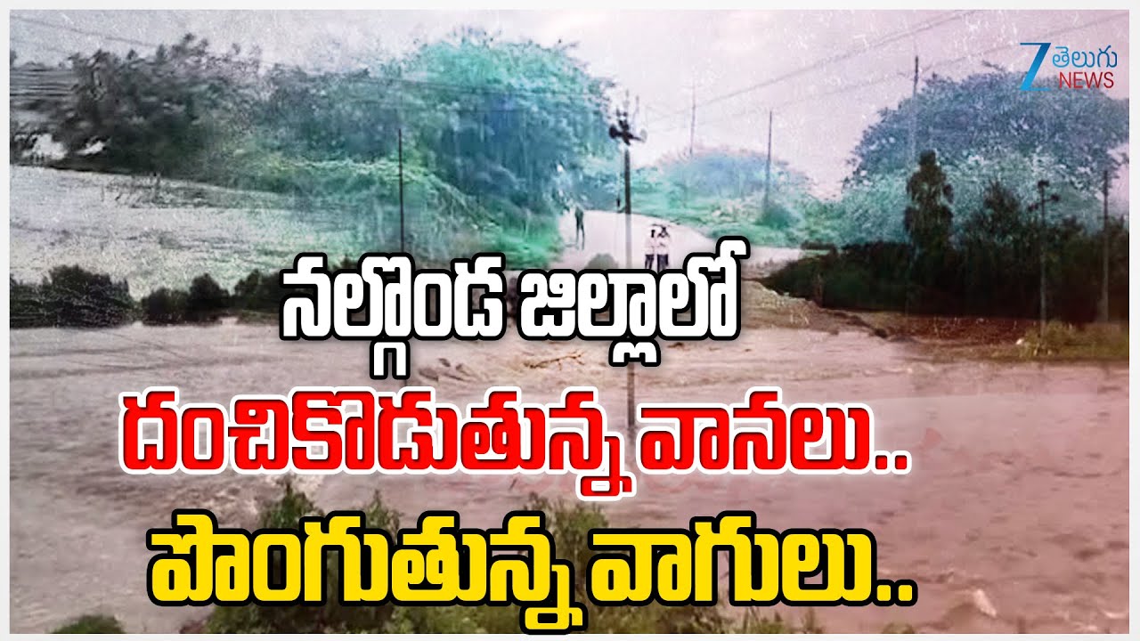 Heavy Rains Wreaks Havoc in Nalgonda Dist | Telangana Weather Updates | Zee Telugu News