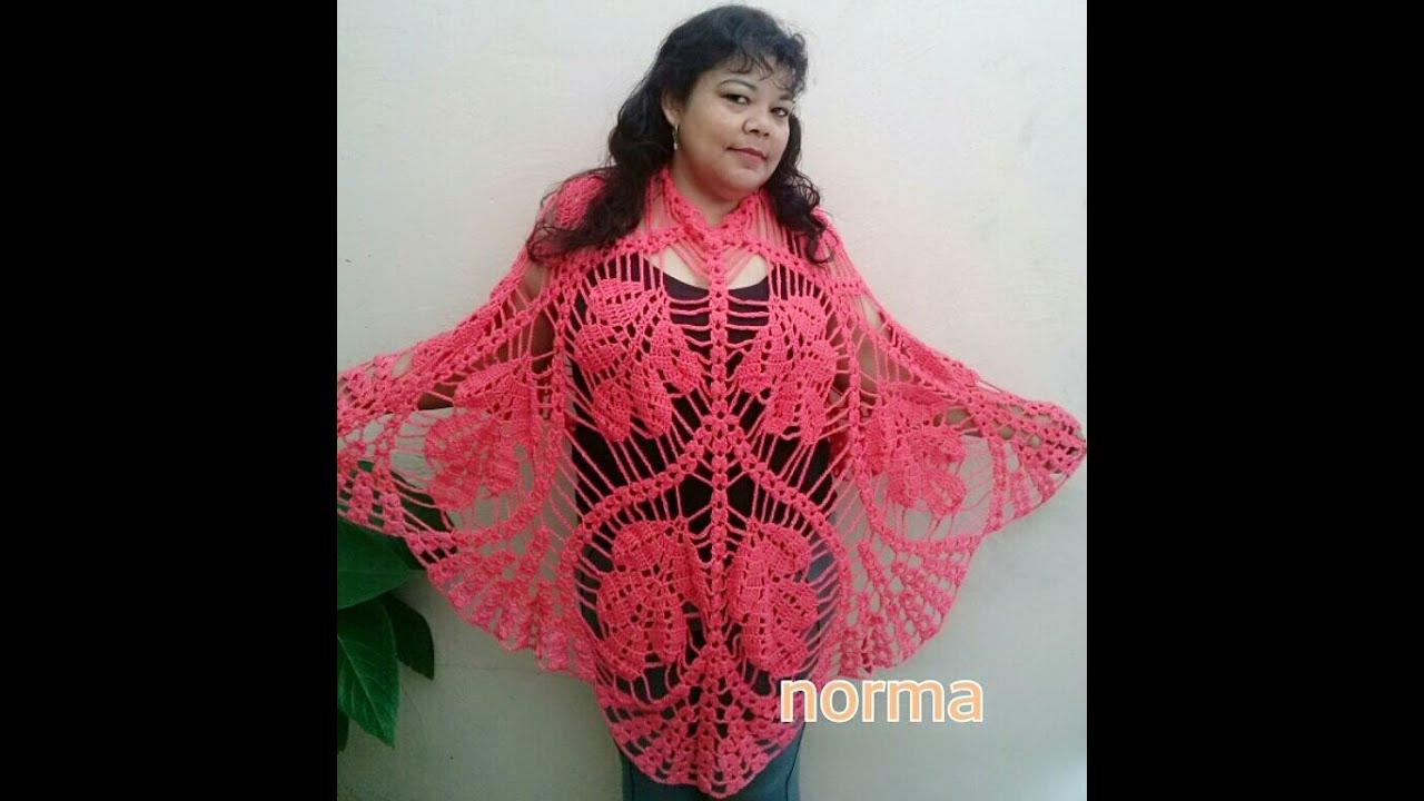 Chal hojitas a crochet norma parte 1 #chalecocrochet #chal #tutorial