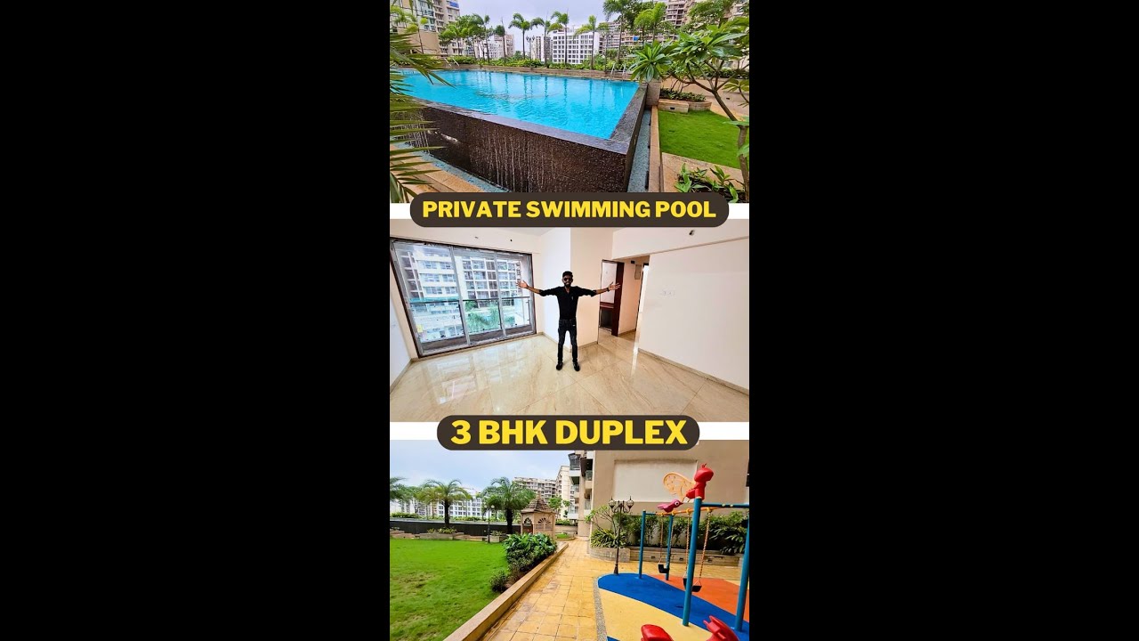 घर हो तो ऐसा !! 3BHK FLAT FOR SEAL WITH ALL AMENITIES G+14 STORY TOWER  ​ULWE
