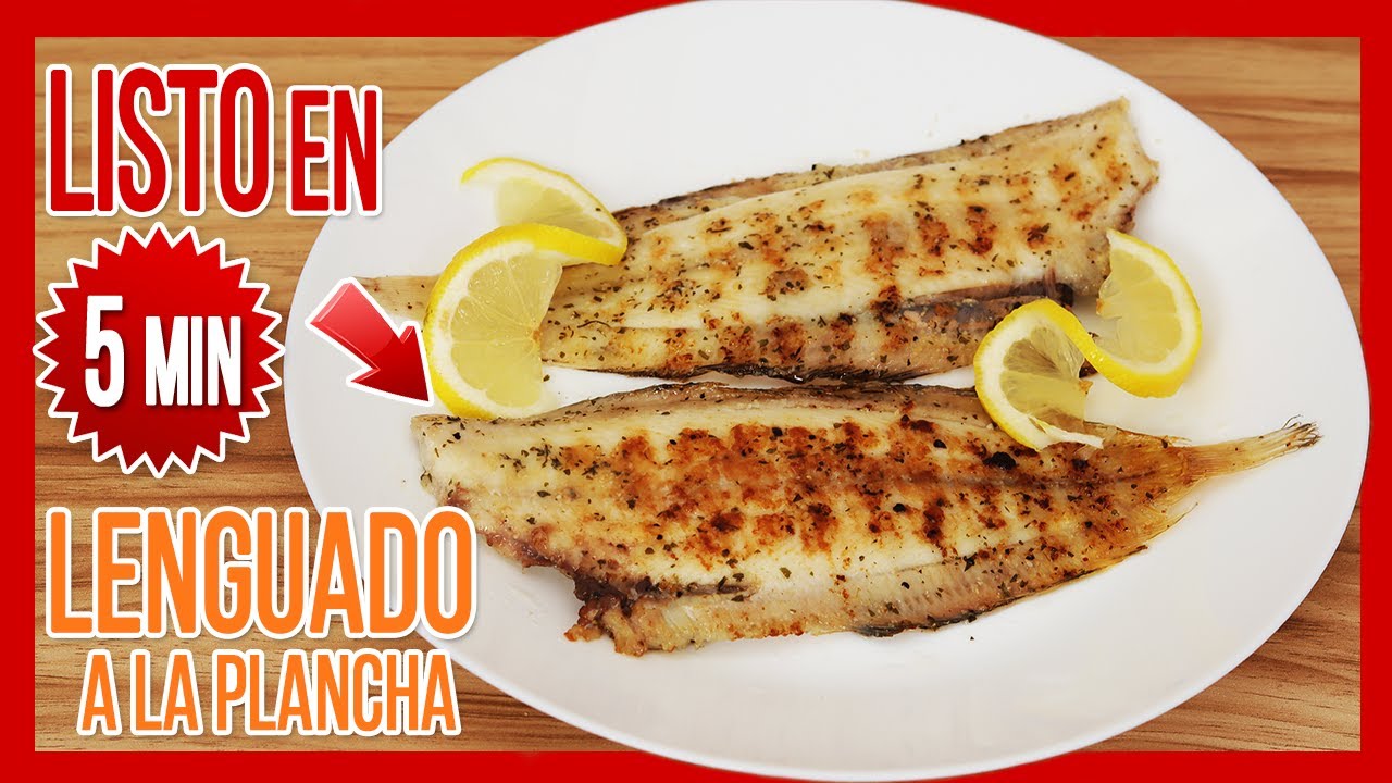 😋 C&oacute;mo Hacer LENGUADO A LA PLANCHA en 5min ► Receta de Lenguado FACIL y R&aacute;pida
