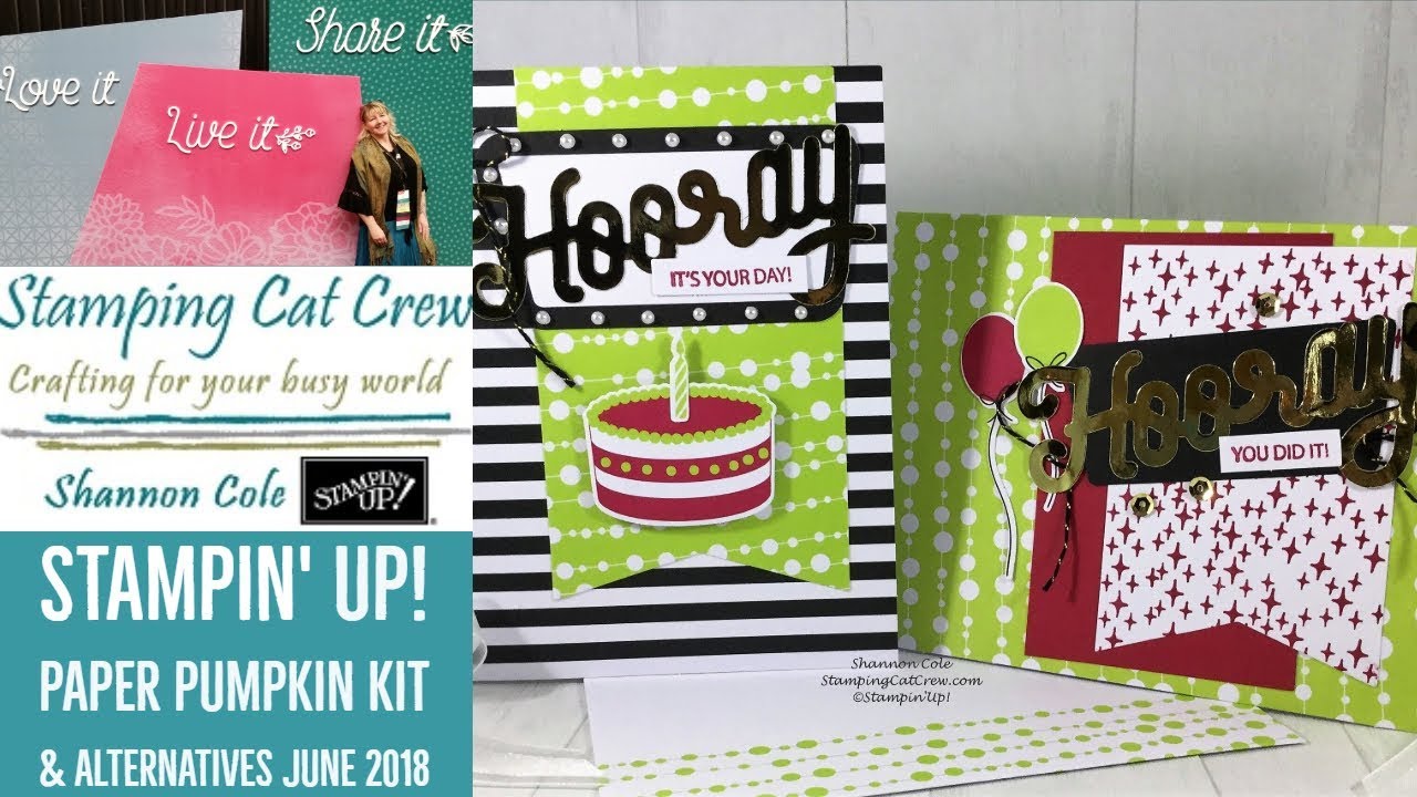 Stampin' Up! Paper Pumpkin Alternative June 2018