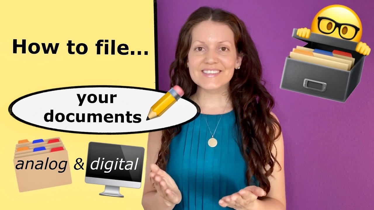 How to file your DOCUMENTS ✅ (PART 2/5)