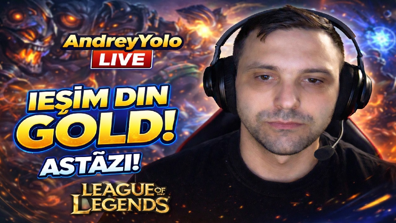 🔴League of Legends LIVE - Iesim din Gold - Rank-Gold l (Road to 500 sub`s)