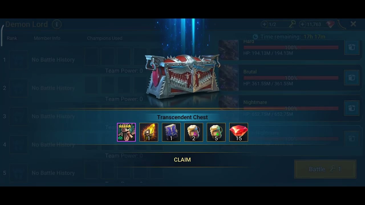 Raid Shadow Legends Ultra Nightmare Clan Boss Rewards 13/11/2023 #raidrpg #raidshadowlegends #raid