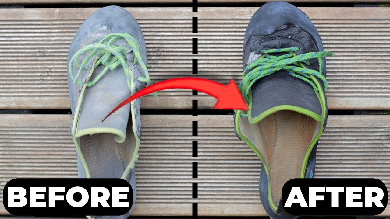 How to Clean Your Climbing Shoes | Cheap + Fast and Easy