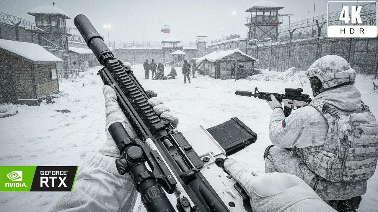 Infiltrating Secret Russian Base in Siberia | Realistic Gameplay on Ultra Graphics - Call of Duty