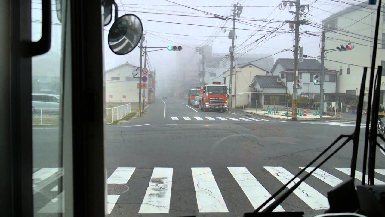 【前面展望】新保～市役所前～岡山駅前【岡電バス･新保線】
