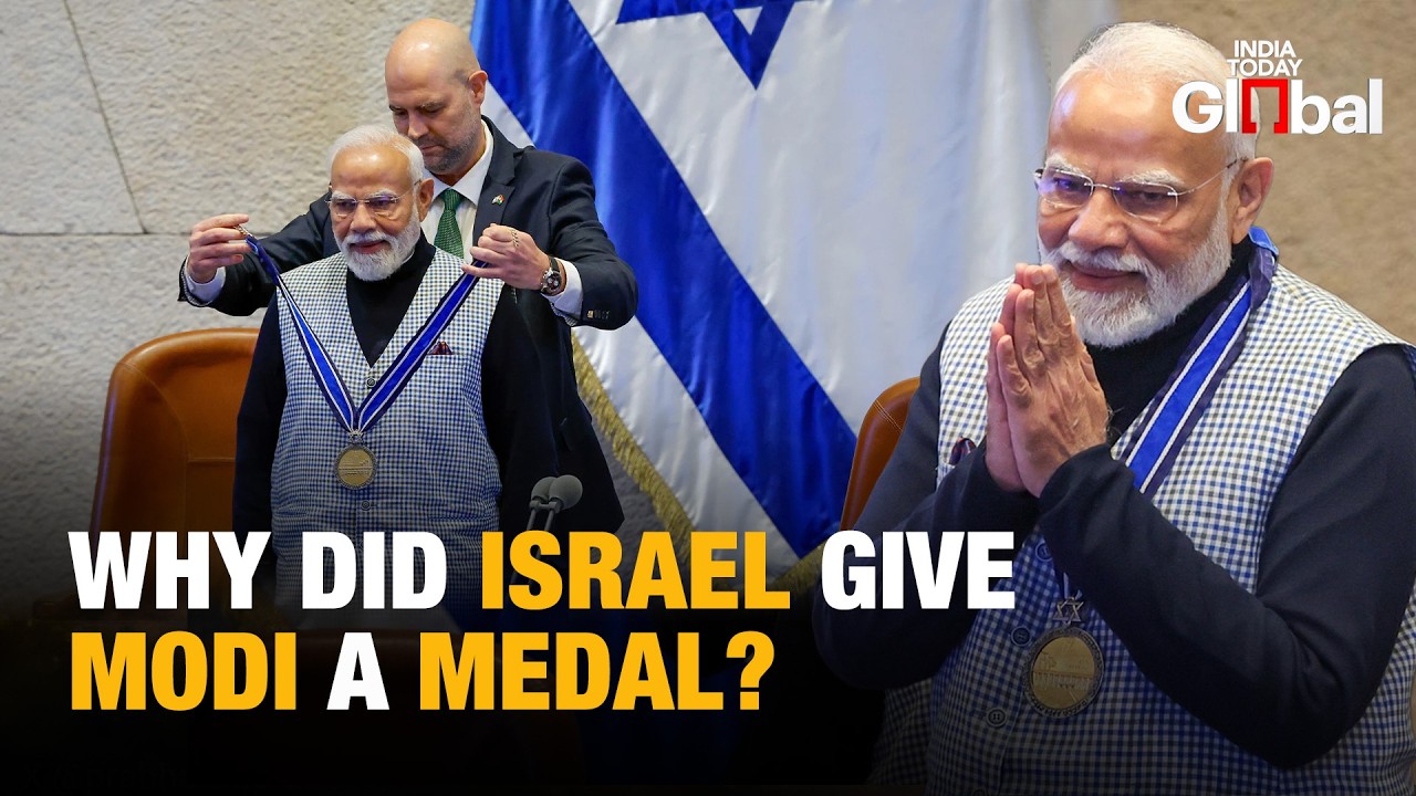 Modi Receives Historic Knesset Medal as India-Israel Alliance Reaches New Heights