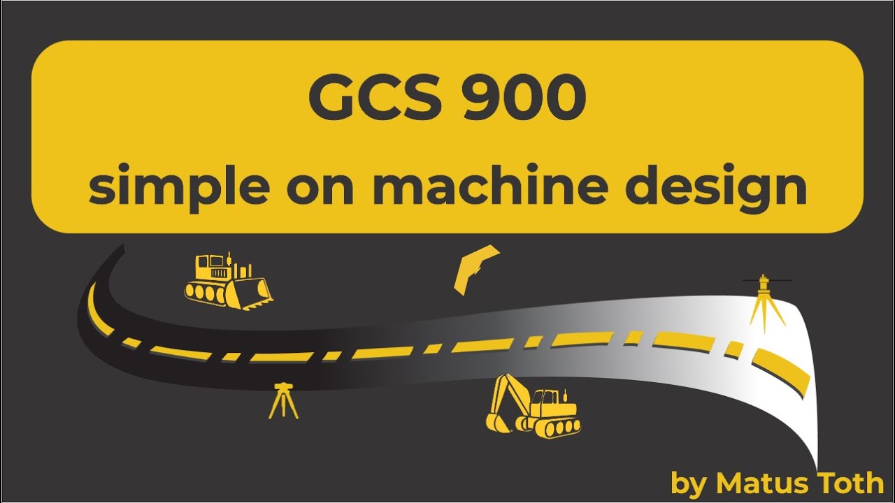 Trimble GCS900  CB460 simple design on machine