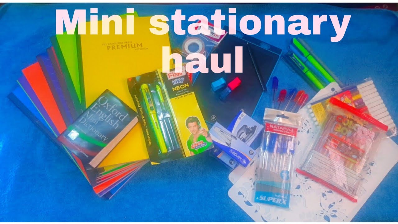 mini stationary haul | 11th grader | Aisholic