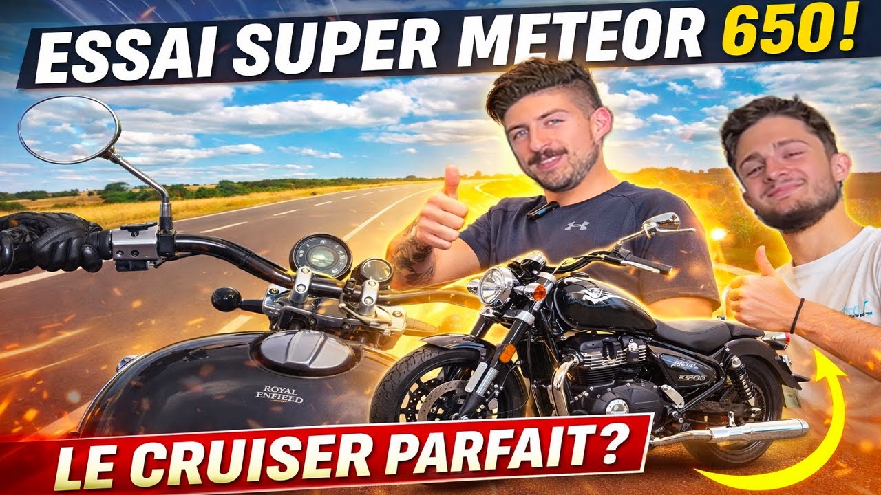 ESSAI : ROYAL ENFIELD SUPER METEOR 650 - POUR CRUISER 😎