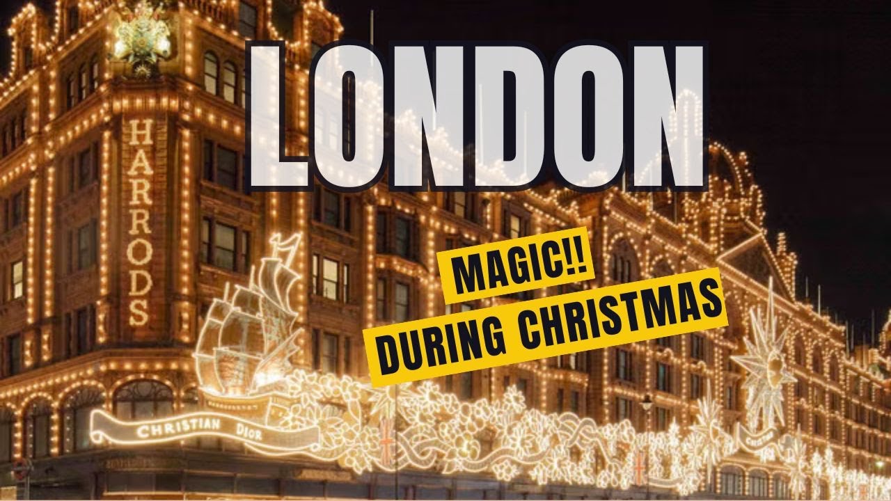 Exploring Christmas Magic in London! 🎄✨