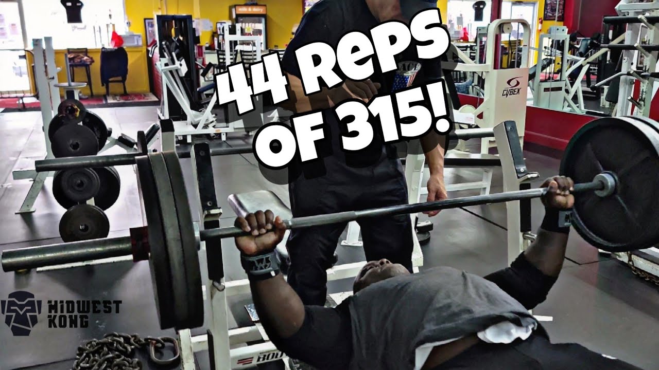 Kong joins @LarryWheels with 44 reps of 315! #fitness #gym #workout