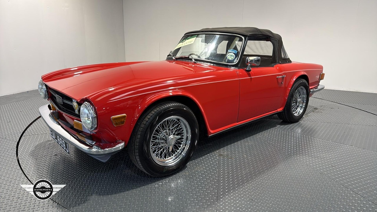 1971 TRIUMPH TR6 | Mathewsons Classic Cars | Auction: 11, 12, 13 March 2026