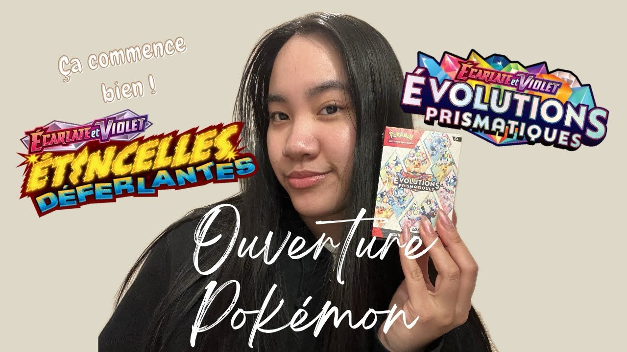 J'ouvre des boosters Pokémon | Étincelles Déferlantes et Évolutions Prismatiques 🌟